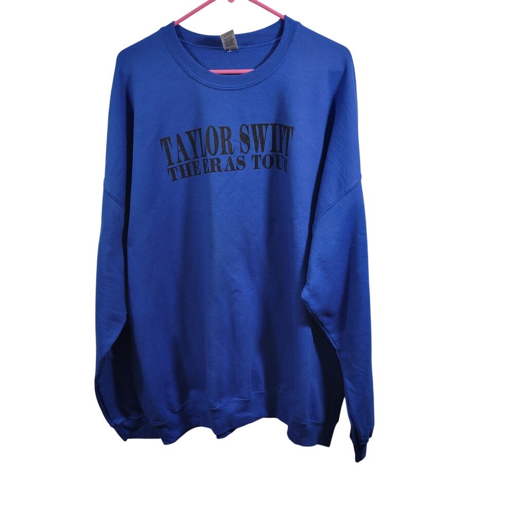 Taylor Swift Blue The Era Tour Crewneck Sweatshirt Size 3XL 83026-1404